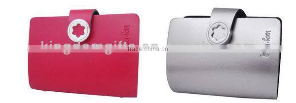 2013 Trendy Rose red PU Card case