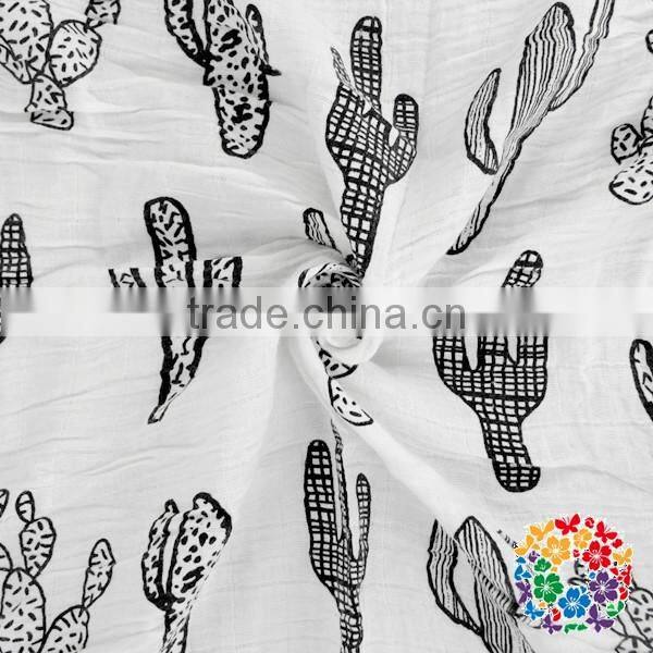 Infant And Toddler Cactus Print Baby Sleeping Stroller Warp Baby Swaddle Blanket