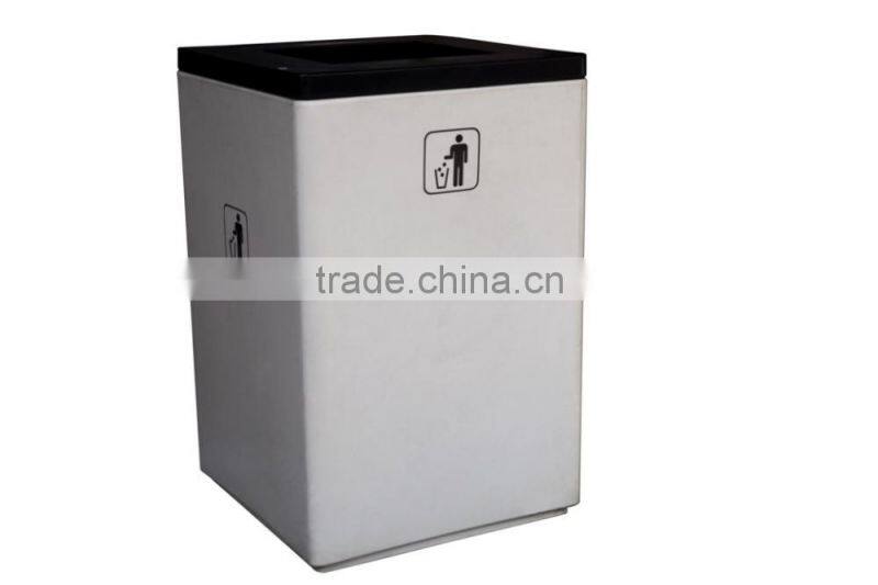 durable plastic garbage can PE trash bin help self-discipline