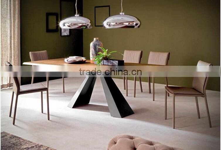Momoda luxury Italy modern furniture 1PC customized 8-12 chairs extending dining table Dubai middle east dining room furniture