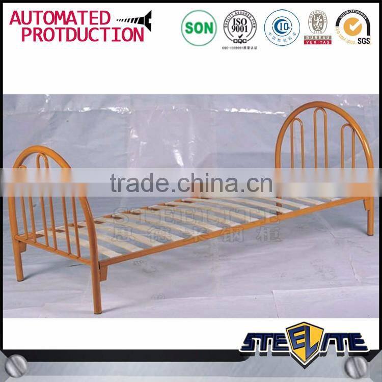 Europe market fashion style metal single bed for bedroom