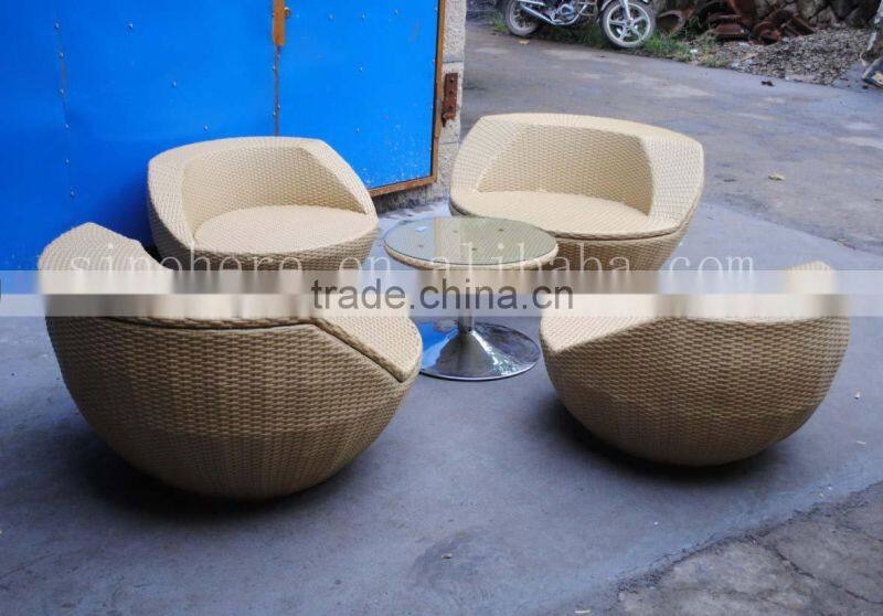 Weathered Wicker Furniture Chair AK1038