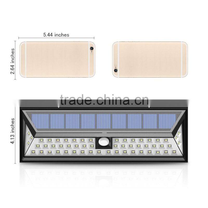 sensor light 54 LED weatherproof solar street light