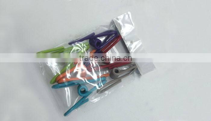 flair design metal wire pegs clothes clamp retaining spring clips