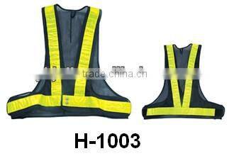 Wholesale fabric for safety vests, high visibility blue safety vest