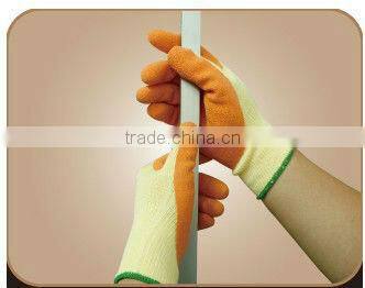 Well protection latex 3/4 coated industrial working gloves