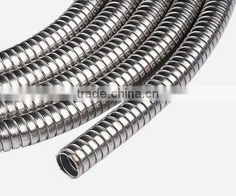 Stainless steel flexible underground conduit for electricity