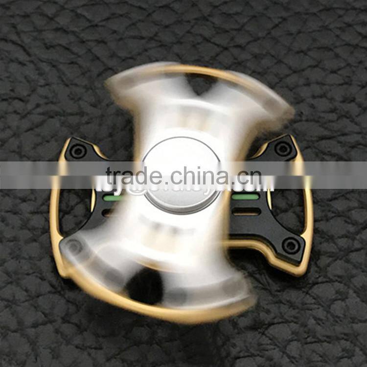 Customized metal hand spinner fidget crazy spinner toy best sale adults hand crazy spinner toy W01A275