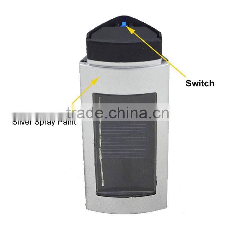 2PCS Plastic 4 LED Solar Garden Light Lawn Lamp 7 Style Spike Road Pathway Decor