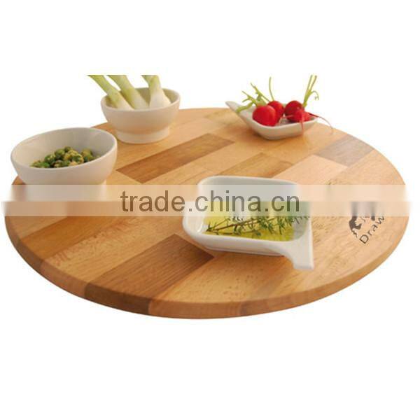 DY-2680 16" Wooden Round lazy susan