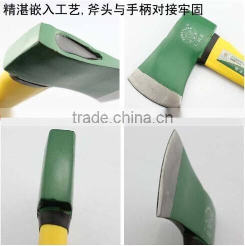 BERRYLION 1.5LB drop forged sharp blade axe with rubber handle