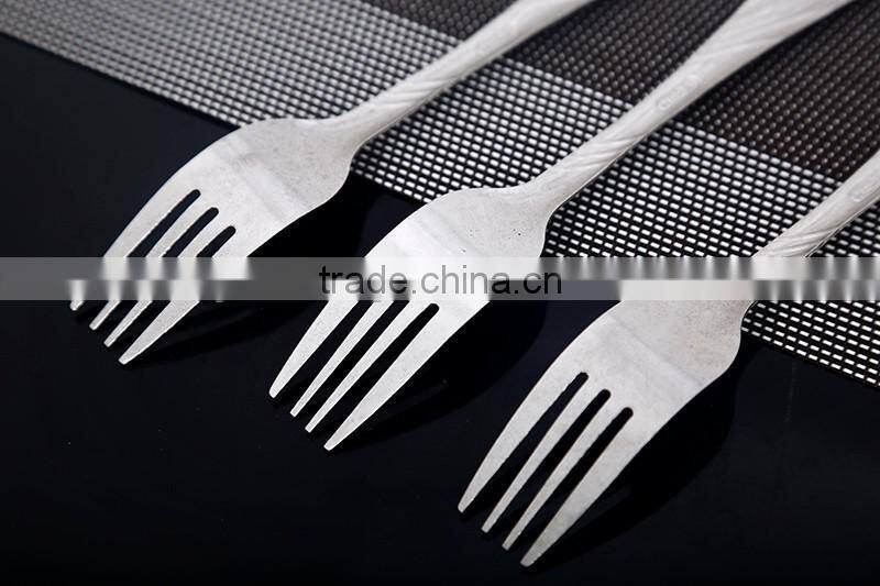 Best Selling Silver Stainless Steel Cake Fruit Forks fully stock