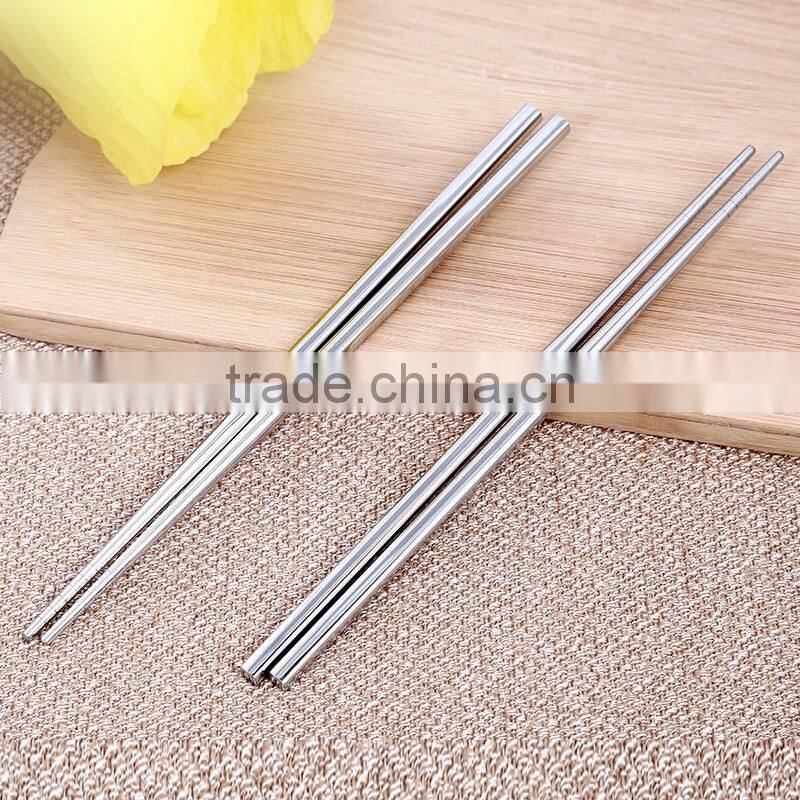 Hot Sale Dinner Chopsticks Stainless Steel For Home Flatware