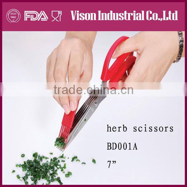 New Design Kitchen Herb Scissors with cover