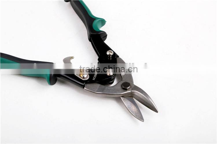 Left Cut Aviation Tin Snips For Cutting Steel Sheet