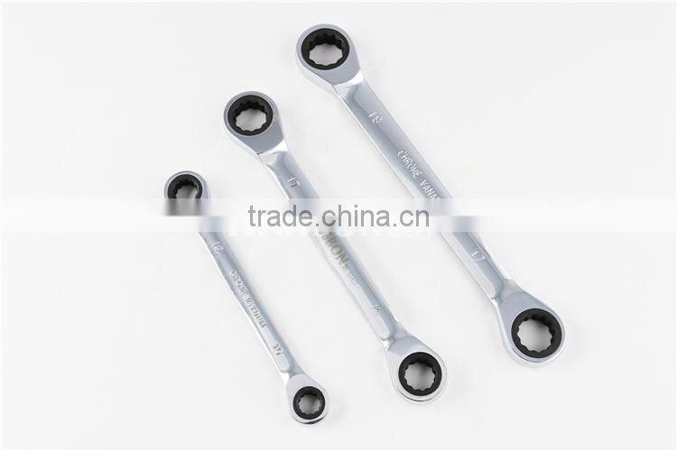 Double Head Ratchet Wrench