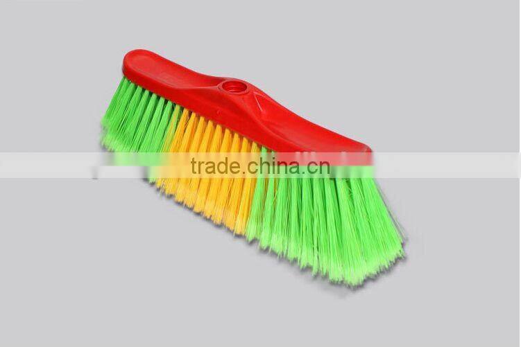 Low price plastic broom, plastic broom with wooden handle