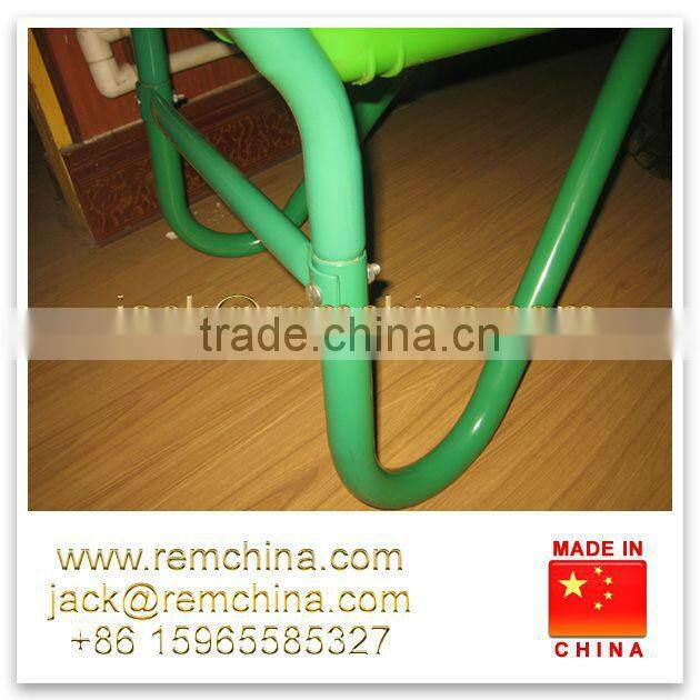 big plastic heavy duty green wheelbarrow WB5009S 85L