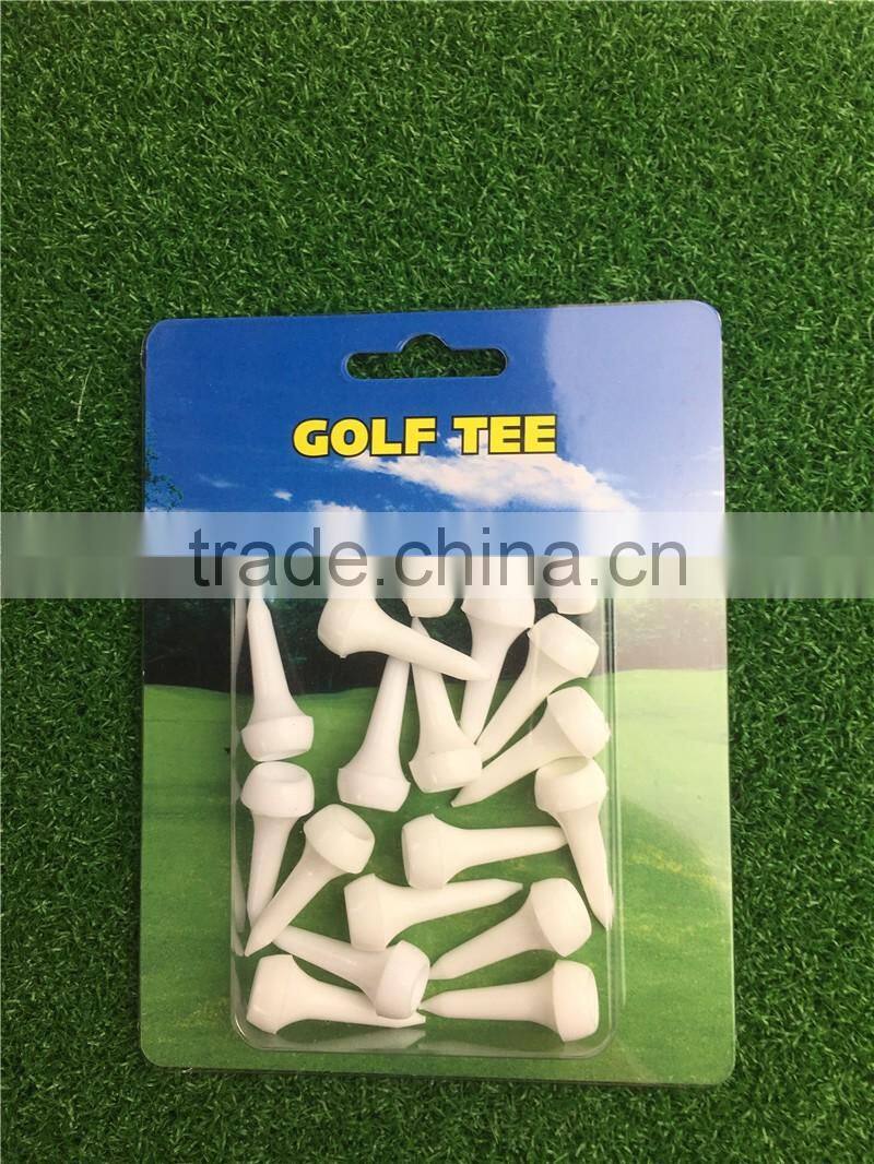 Custom Logo Colorful Plastic Golf Tee with Packaging