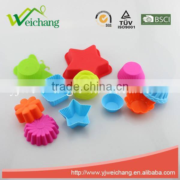 WCA107 Silicone Cake Mould Ice Bakeware Silicon Cakes Mold Baking Tools Shaped 3d Bread Kitchen Decorating Molds