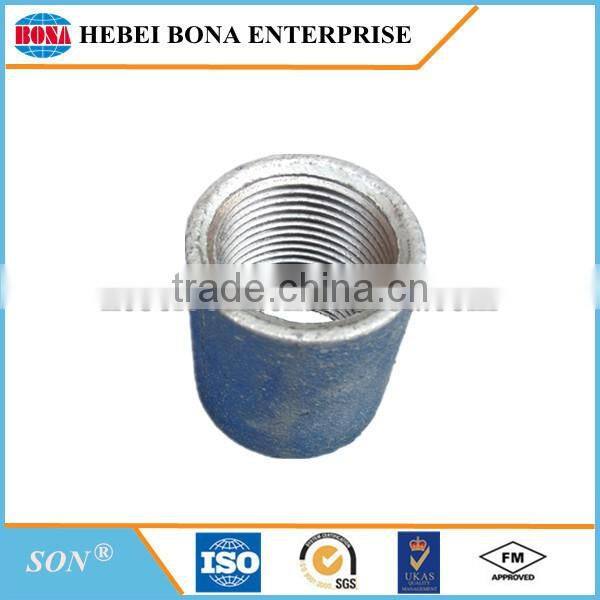 ISO certified carbon steel full thread socket and coupling