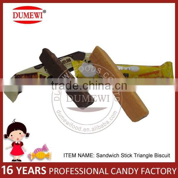 Chocolate Sandwich Triangle Stick Biscuit