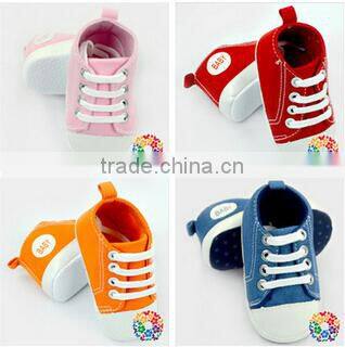 Hot Pink Color Best Selling Factory Price For Beautiful Baby Shoes Floral Pattern Baby Girl Shoes Baby First Step Shoes