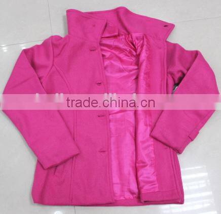 Chinese supply winter wool coat for women