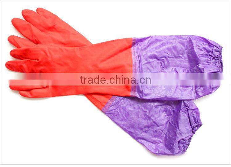 GZY 2015 waterproof and oilproof housework gloves latex