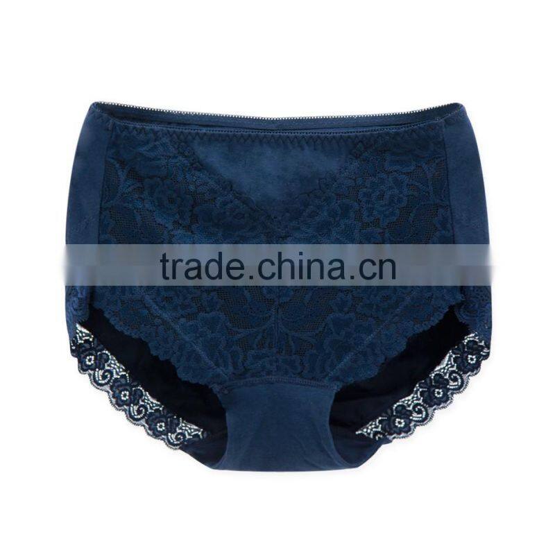 Professional Factory Custom High Quality 95% Cotton 5% Spandex with Lace Sexy Fancy Woman Underwear