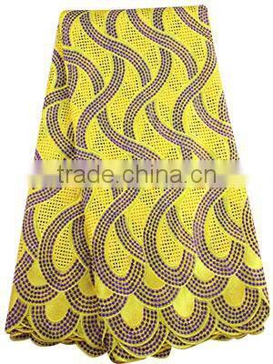 Classical Designed Heavy Voile Lace SL0366 Swiss Embroidery Cotton Lace