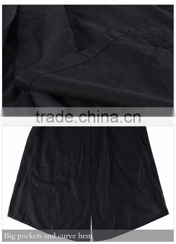 Unique Designer Mens Vest Extended 2016 Spring Streetwear fashion Men's Vest with Hood