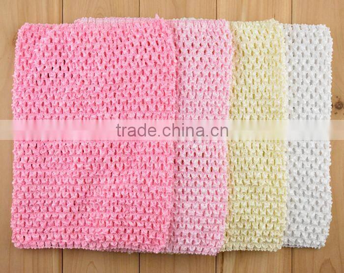 Wholesale 2015 Hot Sale New Arrival 24cm X 32cm Baby Girl 12Inch Crochet Tutu Tube Tops Chest Wrap Wide Crochet headbands
