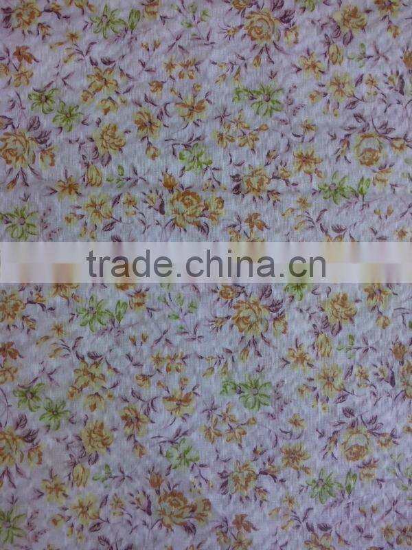 100% cotton print fabric voile seersucker