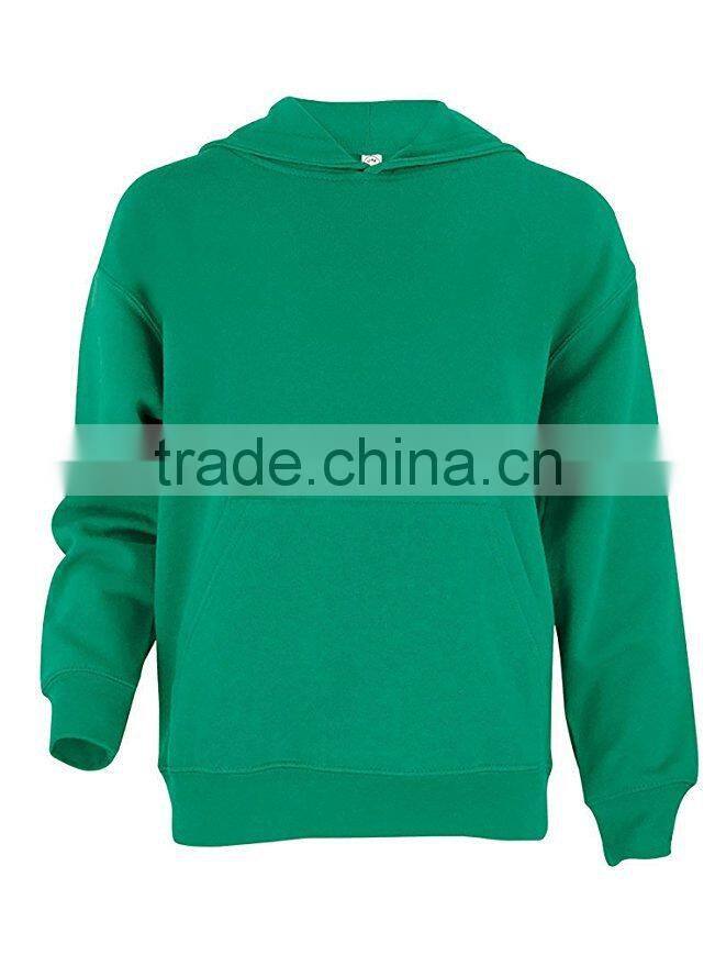 Custom Hoodie Jersey Lined Double-needle Hem Hood Pouch Pocket Fleece Children Hoodies Wholesale