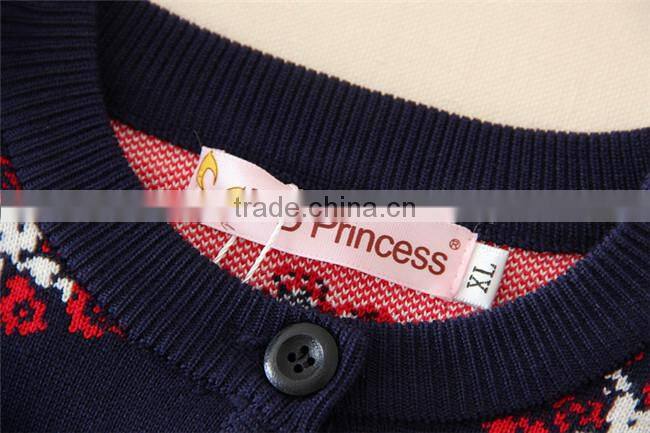 girls sika deer pattern cardigans/ new fashion 2015 Korean style children cardigan tops kids clothes girls long sleeve CS151014