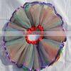 wholesale rainbow tulle fluffy tutu skirt for girls