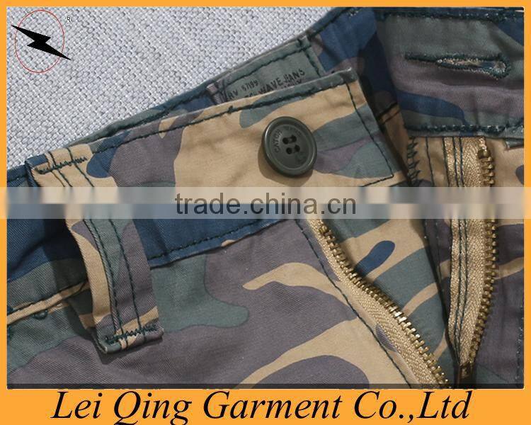 Mens high quality red wholesale camouflage pants