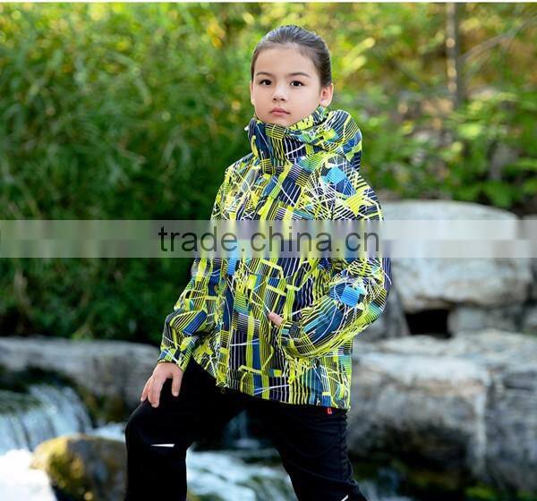 2017 3 in 1 colorful polyester kids varsity jacket