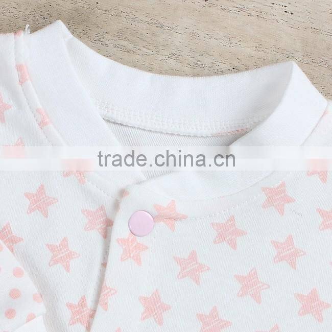 Spring/Autumun full sleeve high quality newborn baby romper hot selling baby girl bodysuit