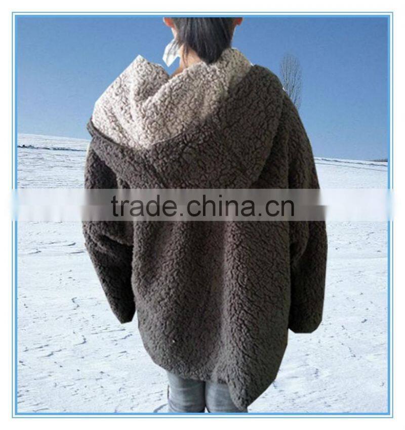 2016 new lady winter coat; ladies overcoat berberfleece wool coat;winter jacket ladies winter coats women down coat