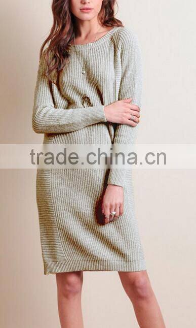 Runwaylover EY2199D New Fashion 2017 Women Elegant Knitted Casual Dress