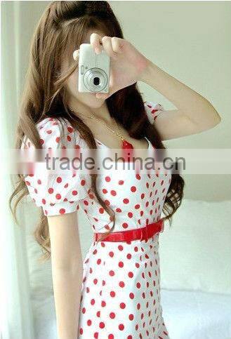 2013 Latest Elegant Polka Dots Summer Dresses
