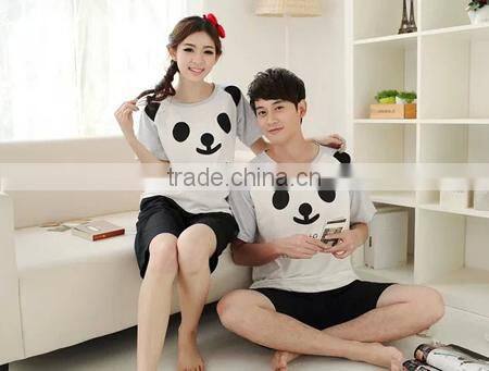 2015 wholesale couple cotton pajamas
