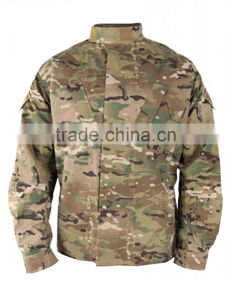 2016 New Mens Military Camoflage Camo Shirt Army Combat jacket
