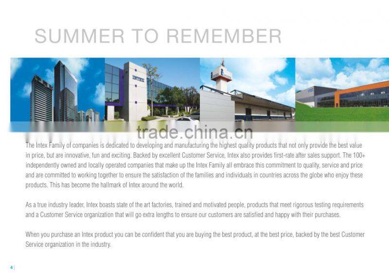 INTEX yellow baby seat