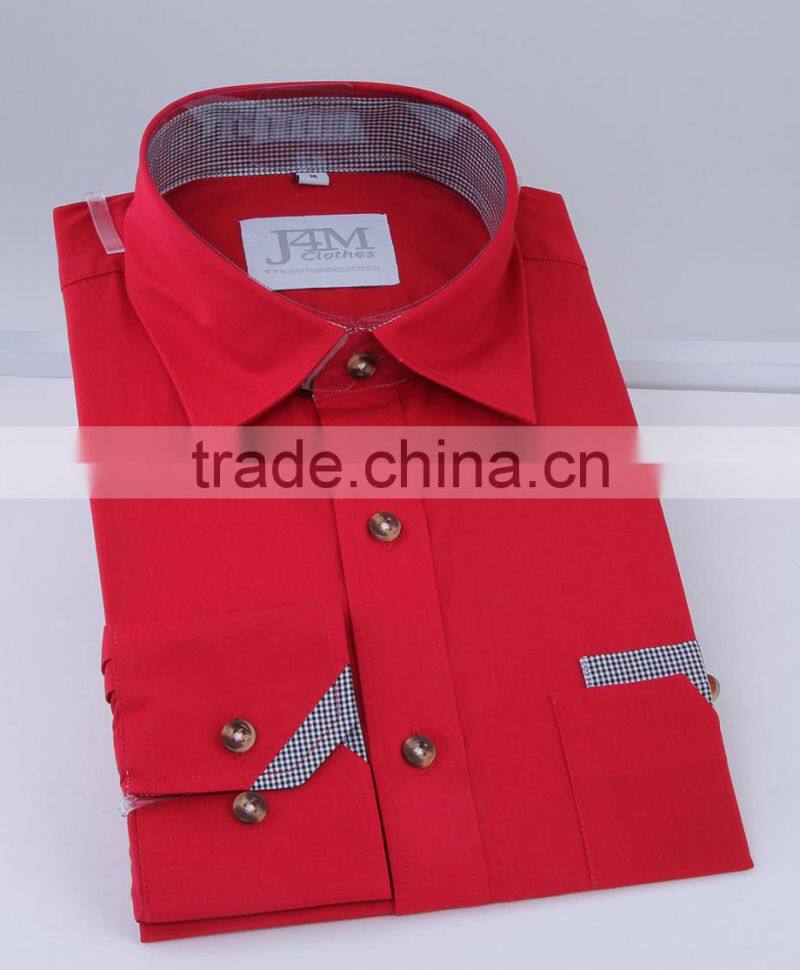stiff collar mens solid color dress shirts