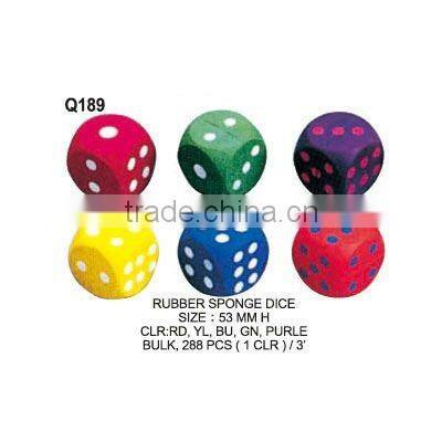 (Q191) 3 PCS SPONGE FOAM DICE SET