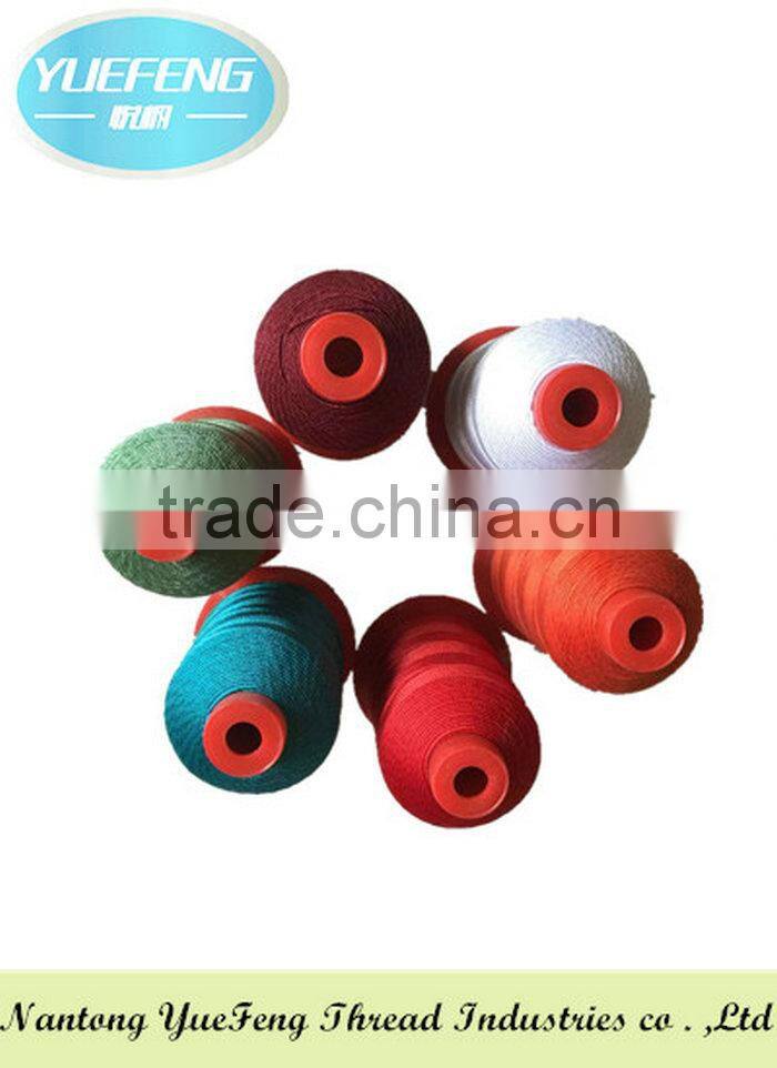 Various Color High strength Low Shrinkage Nylon Thread 210D 3 For Bags