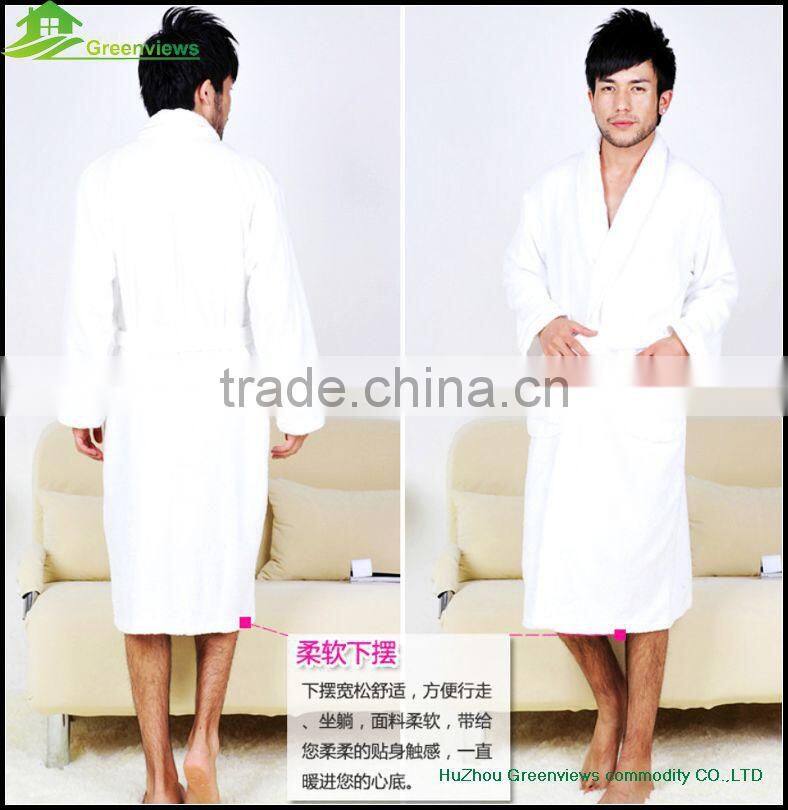 Cotton Custom size bathrobe cotton robes for adults terry cotton sleepwear